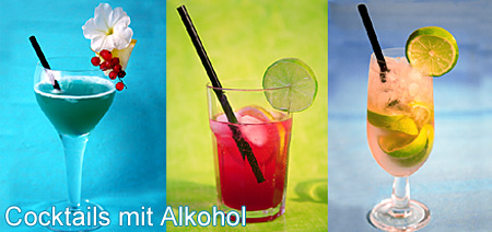 Cocktails mit Alkohol